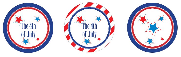 FLIPAWOO - Invitation and Party Designs: Free 4th of July Tags