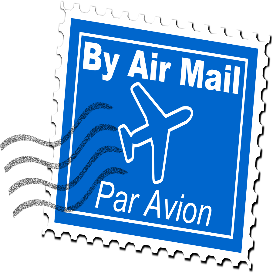 Air Mail Postage Stamp Clipart Vector Clip Art Online