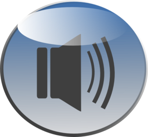 Audio Speaker Glossy Icon 75% Opaque Clip Art clip art - vector ...