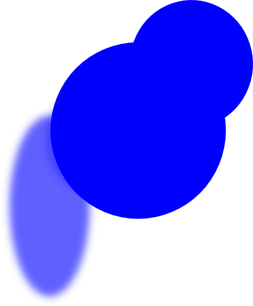 Thumbtack Blue Blue Clip Art - vector clip art online ...