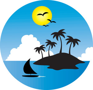 Sailing Clipart Image - Clipart Illustration of a Boat Sailing by ...