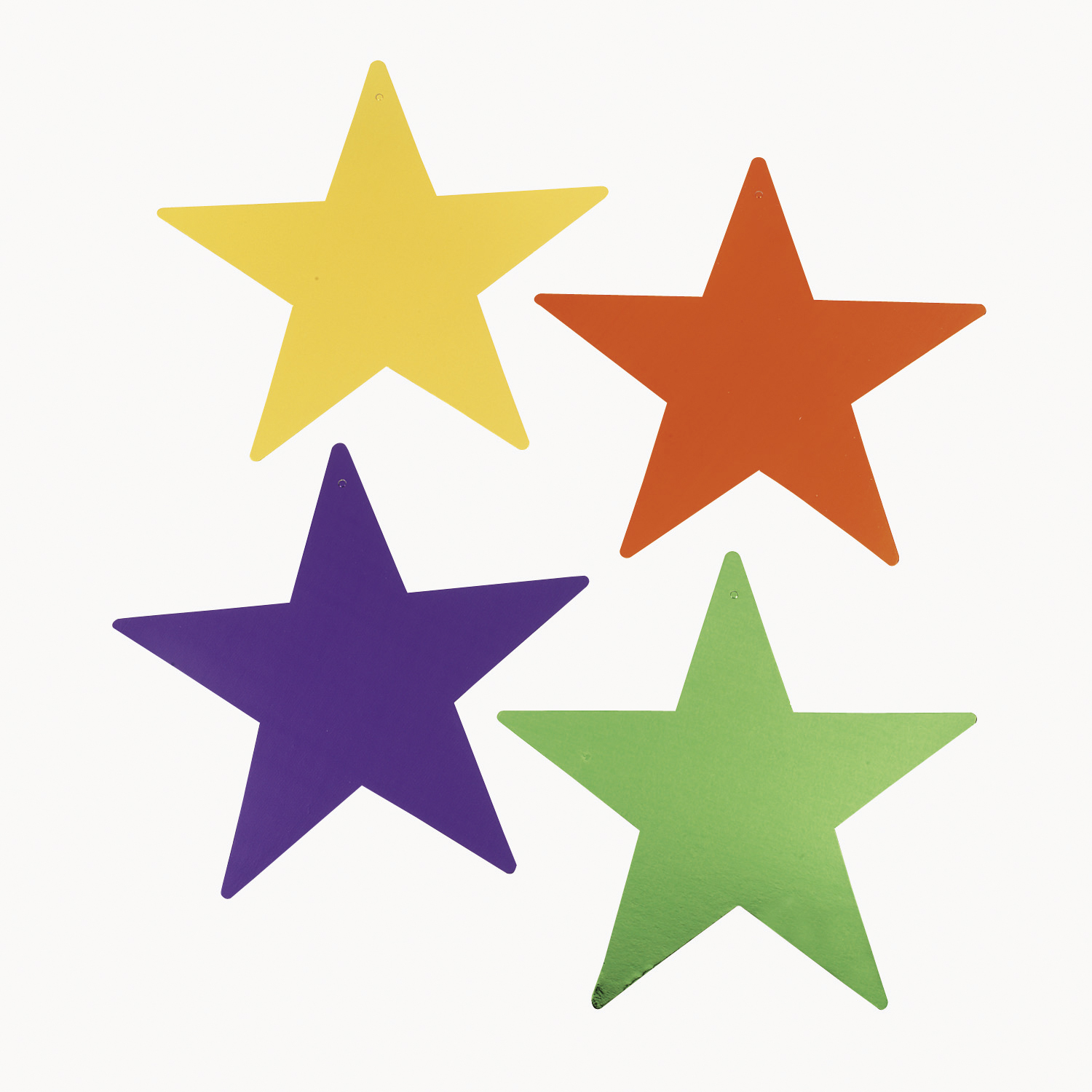 Small Colored Cardboard Stars 1 Dz Fun Express Party Supplies