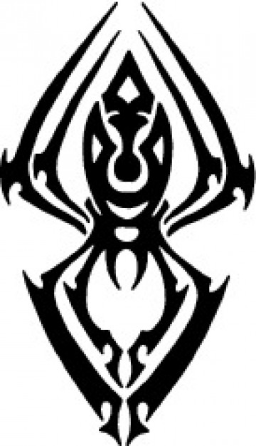 Tribal spider design | Download free Vector