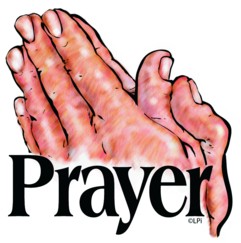 Family Praying Clipart