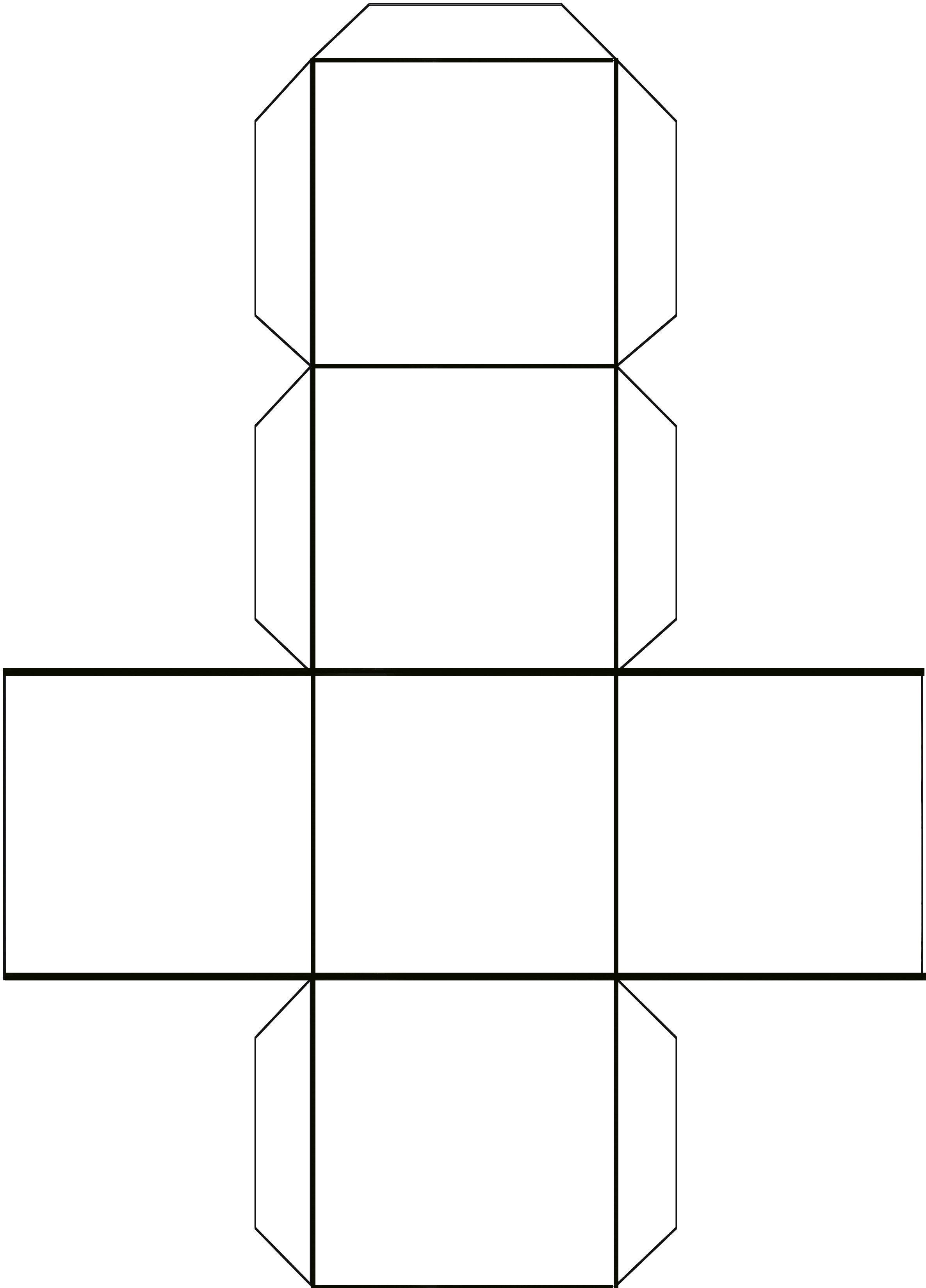 Template For A Cube Printable ClipArt Best