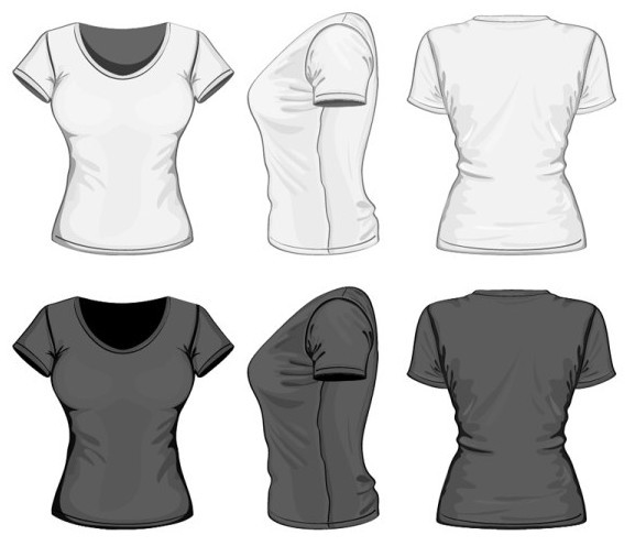 Imgs For > T Shirt Women Template - ClipArt Best - ClipArt Best