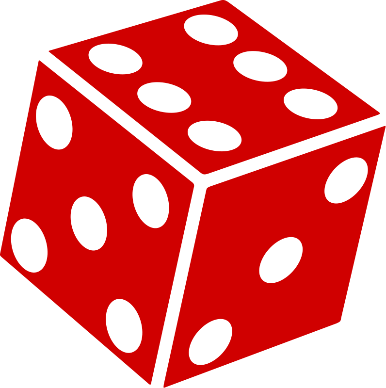 Clipart - Six Sided Dice (