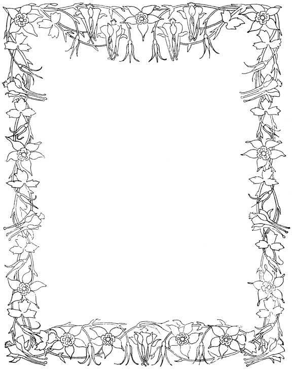 Flower Clip Art Coloring Pages | Jos Gandos Coloring Pages For Kids