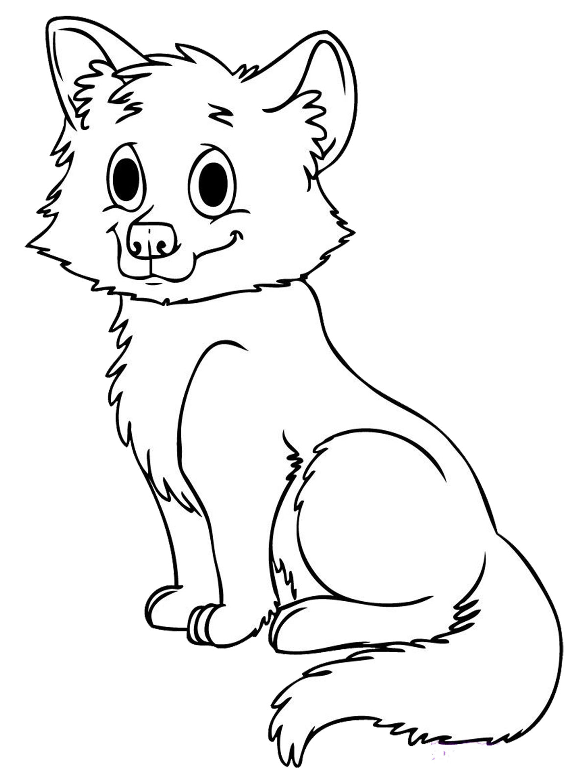 Cute Baby Wolf Coloring Pages - Animal Coloring pages of ...