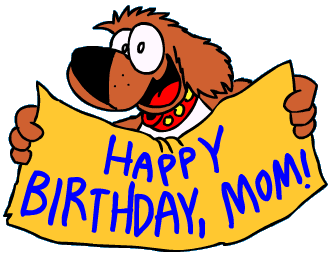 Happy Birthday Mom Clip Art