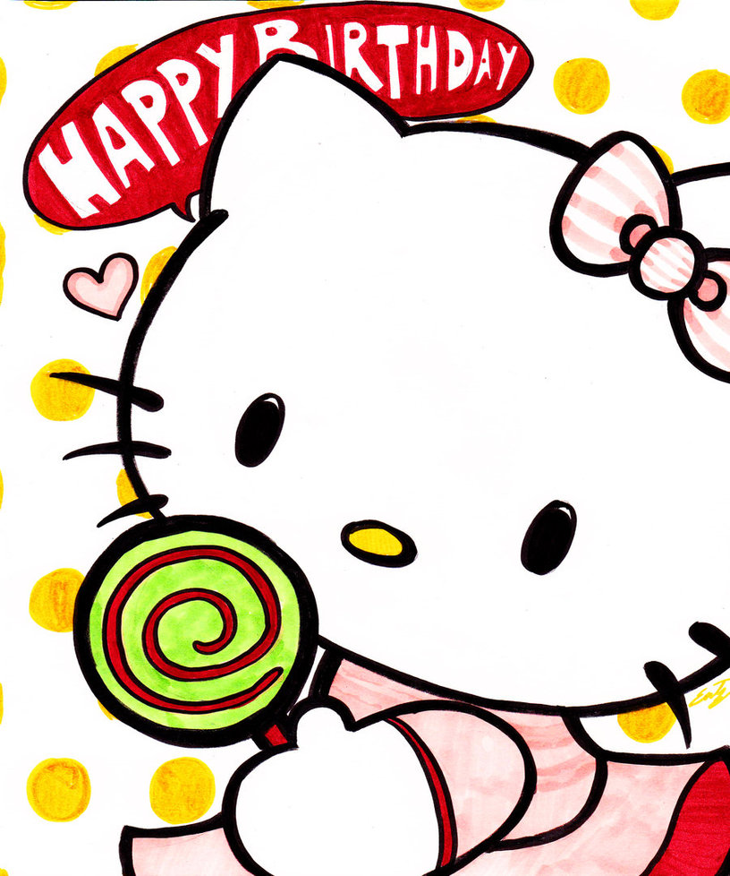 Birthday Hello Kitty Clipart