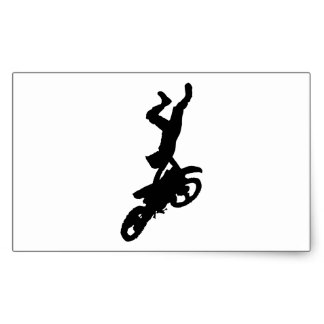 Motorcycle Stunt Stickers | Zazzle