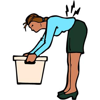 Back pain clipart