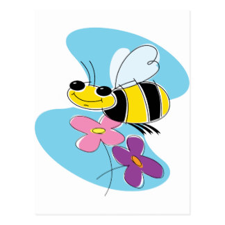 Cartoon Wasp Postcards | Zazzle