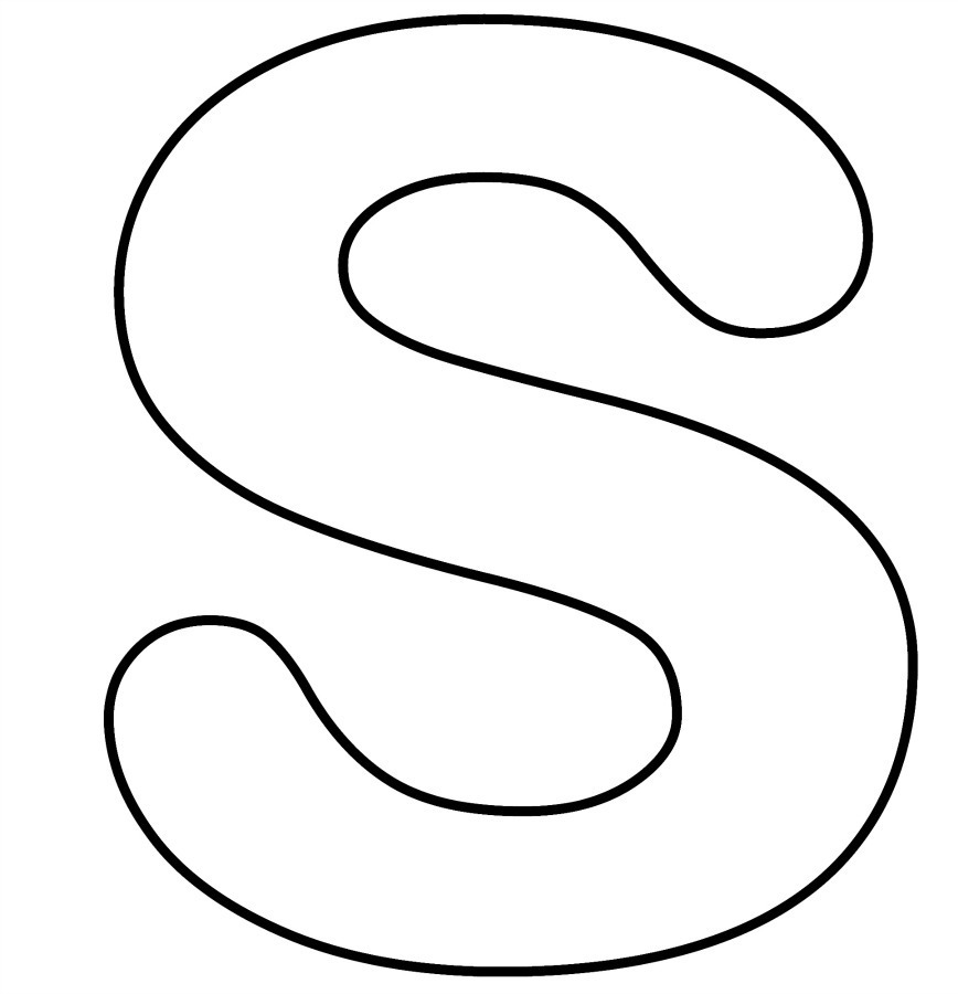 Letter S Coloring Sheet - Ant-llc.net