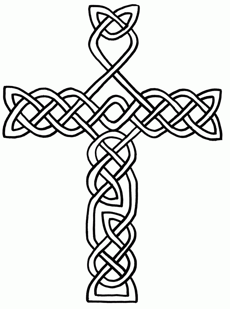 Free Printable Celtic Cross Coloring Pages - AZ Coloring Pages