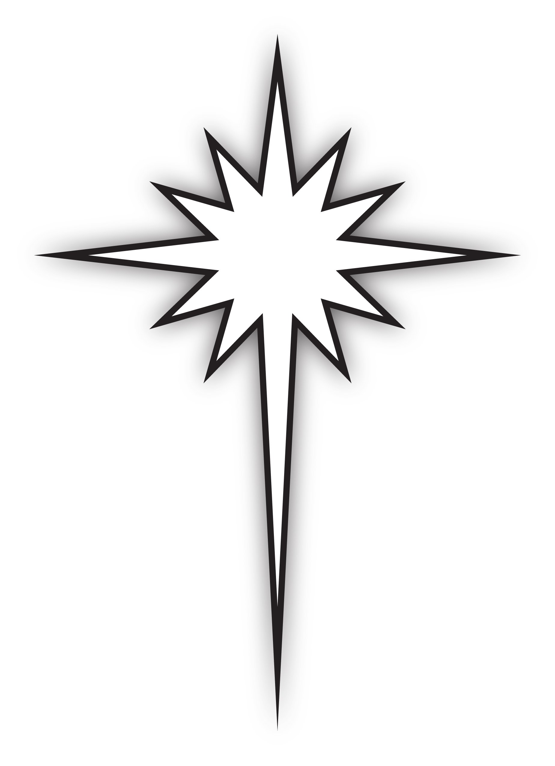 Bethlehem star clip art - ClipartFox