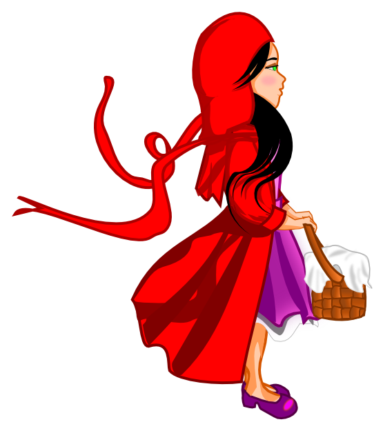 Little red riding hood clipart