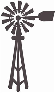 Farm windmill clipart