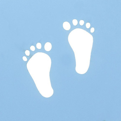 Footprint Stencil - Squires Kitchen - create bake decorate