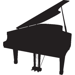 Silhouette Piano - ClipArt Best