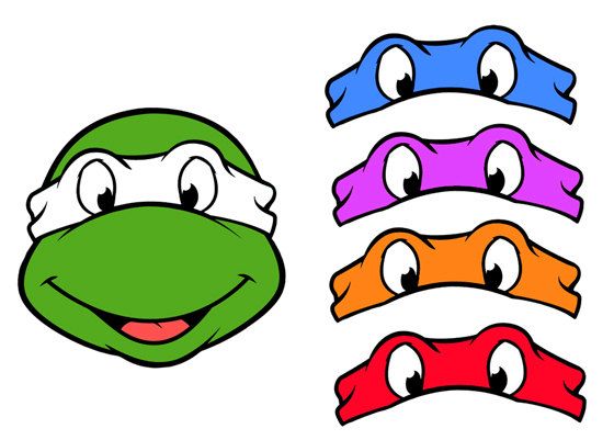 Ninja Turtles Mask Printables Orange - ClipArt Best