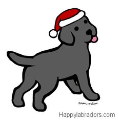 Artworks, Santa paintings and Labrador puppies