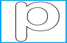 Letter P Template - ClipArt Best