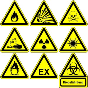 Hazard and prohibitive labels