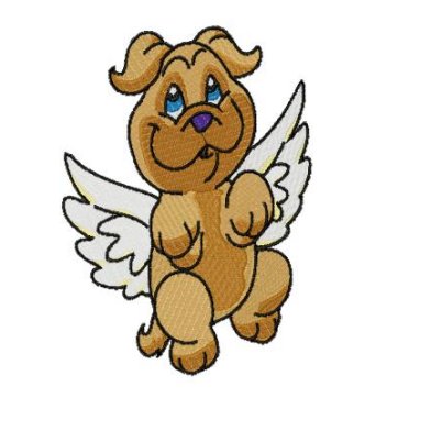 free dog angel clipart - photo #2