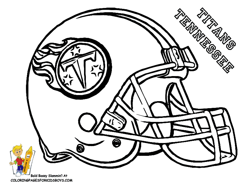 Coloring Pages Of Football Helmets - AZ Coloring Pages