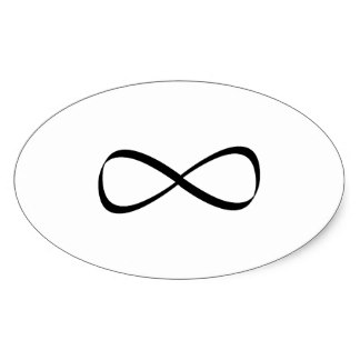 Infinity Symbol Stickers | Zazzle