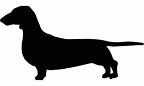 Dachshund weiner dog clip art co 2 image #41463