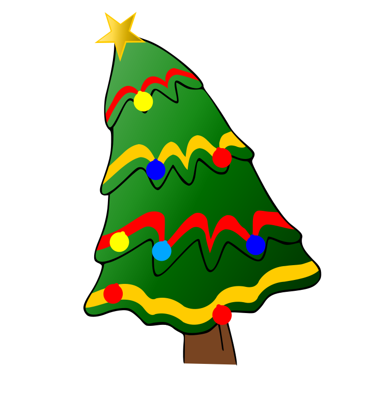 Christmas Tree Cartoon Clip Art - ClipArt Best