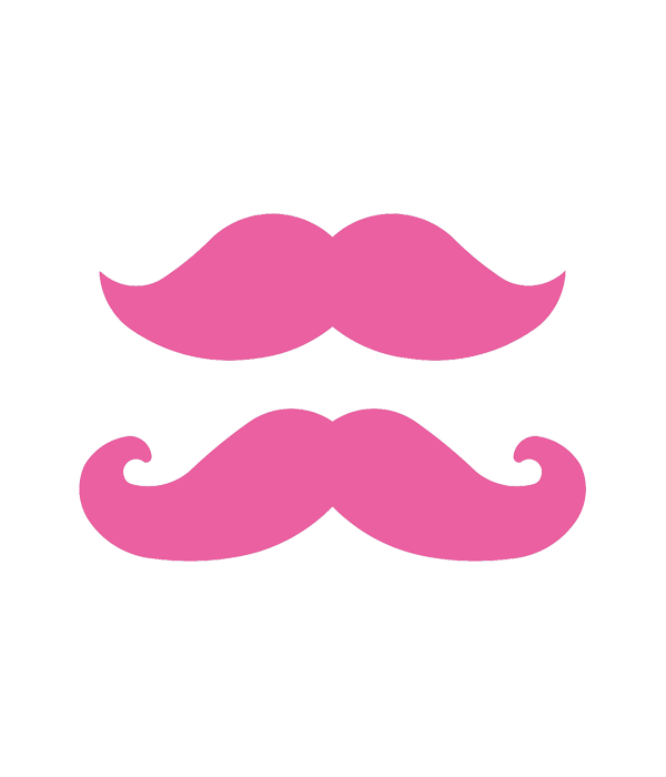 Photo Booth Prop Mustaches SVG File - Chicfetti Parties