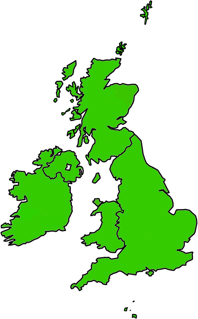 Great Britain Outline Map Clipart Best