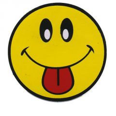 Aufkleber Â° Smiley - Grinsen groÃ?e Augen Â° Sticker | freakbutik ...