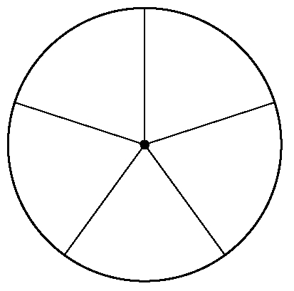Blank Spinner With 5 - ClipArt Best