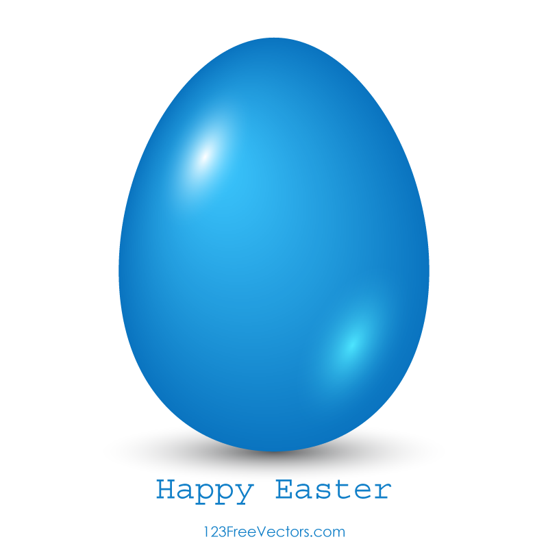 Blue Easter Egg Clip Art | Download Free Vector Art | Free-Vectors