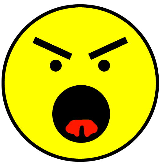 Mad Face Symbol - ClipArt Best