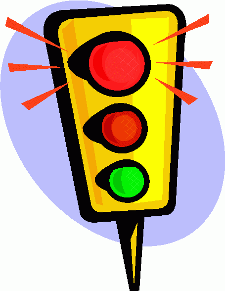 Red Traffic Light Clip Art - ClipArt Best