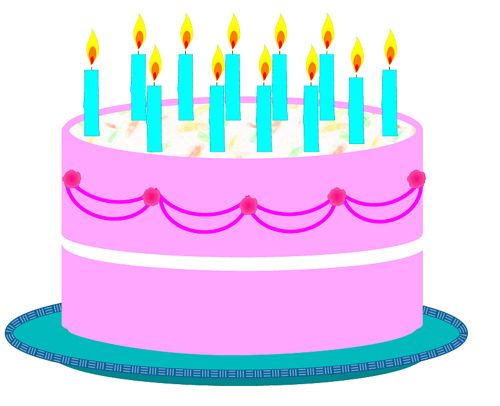 Free birthday cake clip art images