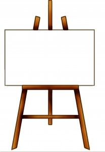 Easel Clipart - Tumundografico