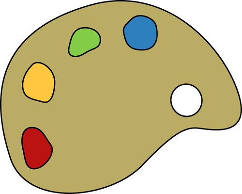 Artist palette clipart