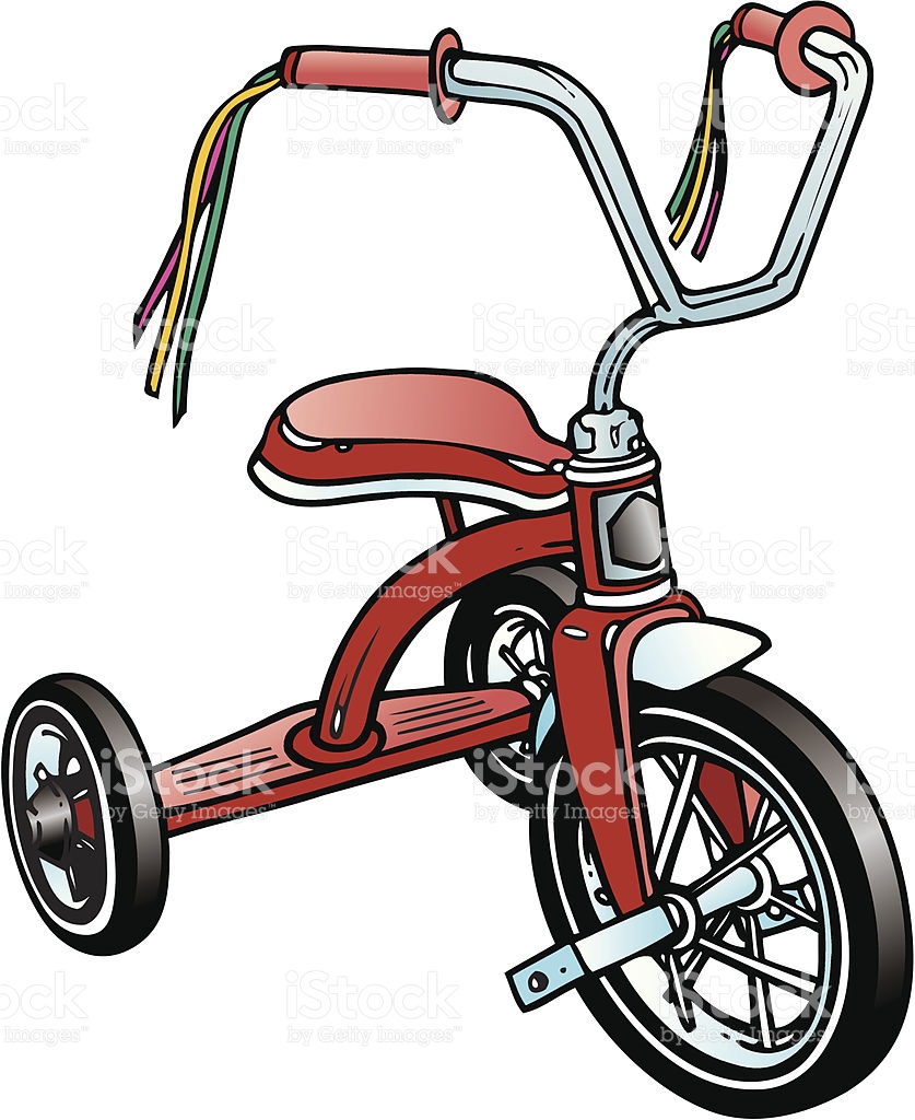 Tricycle Clip Art, Vector Images & Illustrations