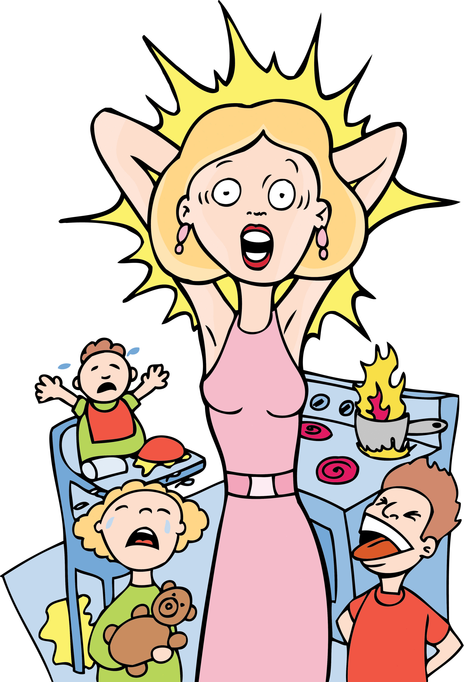 Working Mother Cartoon | Free Download Clip Art | Free Clip Art ...