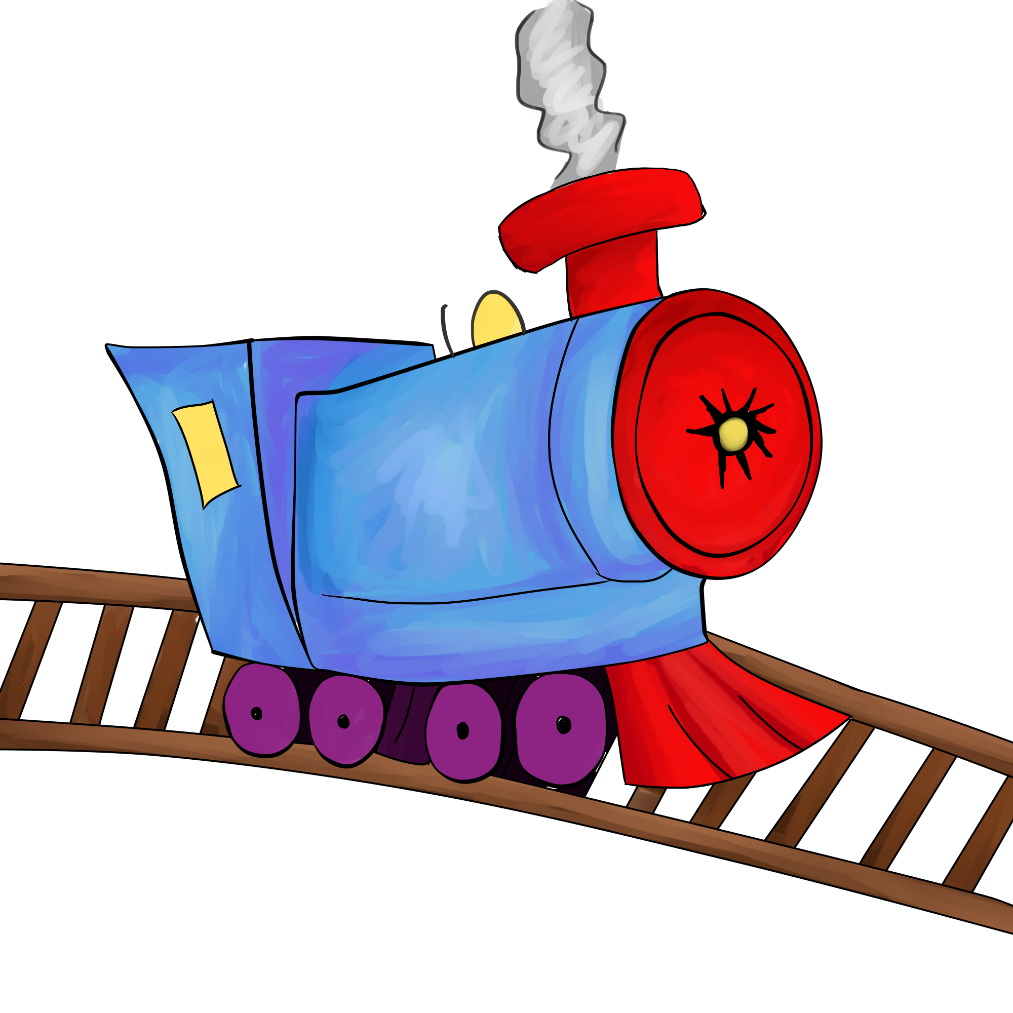 Cartoon Train Clip Art