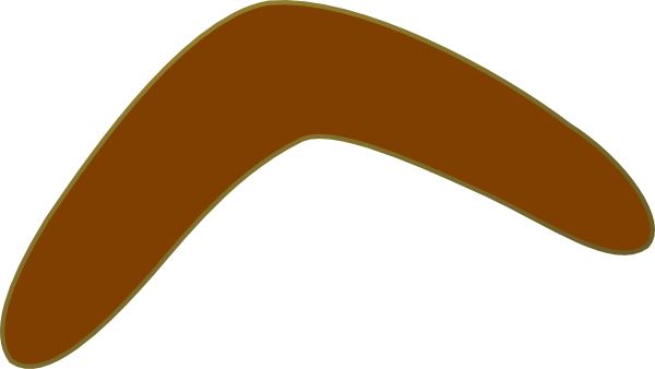 Boomerang Outline Clipart - Free to use Clip Art Resource