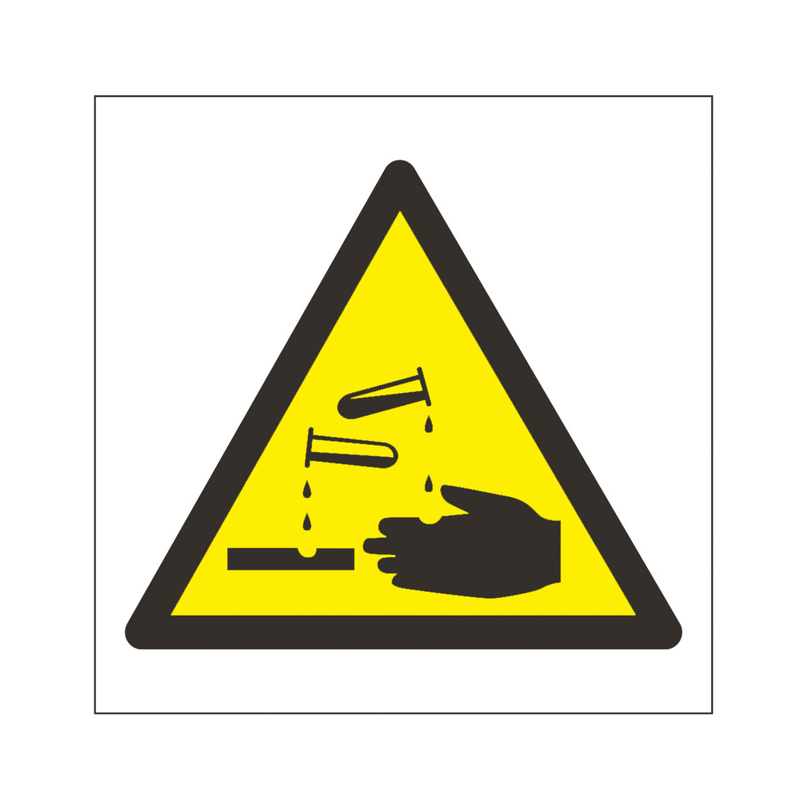 Corrosive Hazard Symbol Clipart - Free to use Clip Art Resource