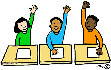 Clipart raise your hand